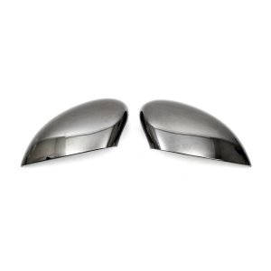 Ford Fiesta Mirror Cover - Omac - Gloss Dark 2 Pcs - Chrome - '11-'19